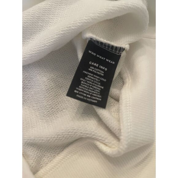 NWT Who What Wear Womens Pull Over Top SMALL Coastal Grandma Casual Buttons - Picture 9 of 9